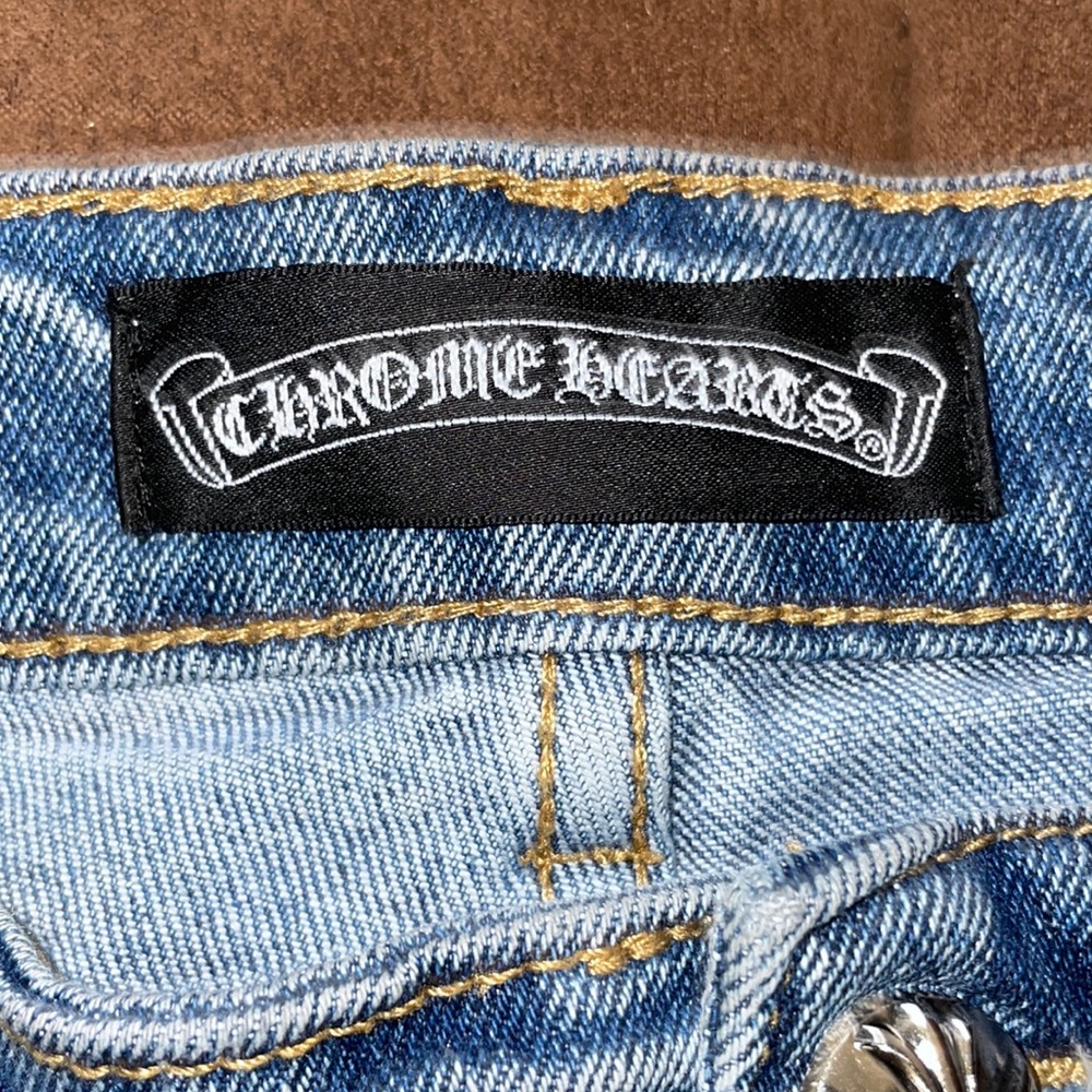 Chrome heart Jeans ( Size large , 32/36 ) Tall